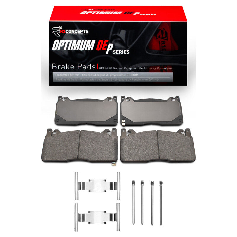 R1 16-20 Ford Mustang Front Optimum OE Pads & Hardware Kit