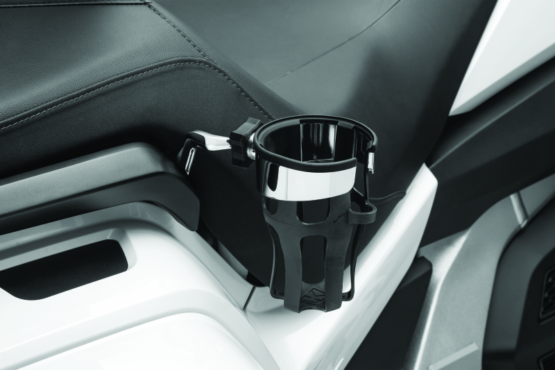 Kuryakyn Reflex Drink Holder 18 and Up GL1800 Passenger Mount Chrome