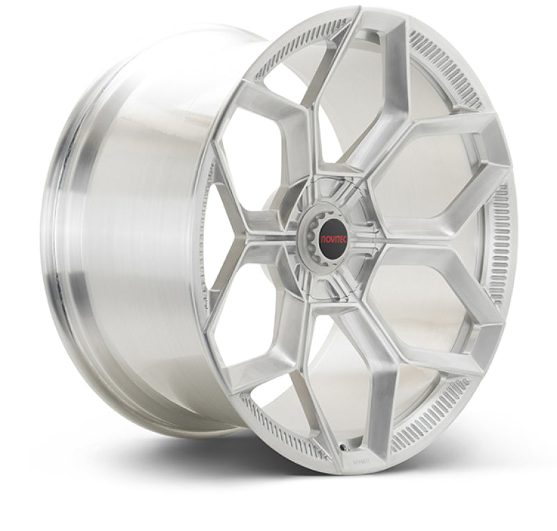 Vossen x Novitec NL5-5L 23x12 ET:15 Brushed - Gloss Clear Lamborghini Urus Rear Wheel