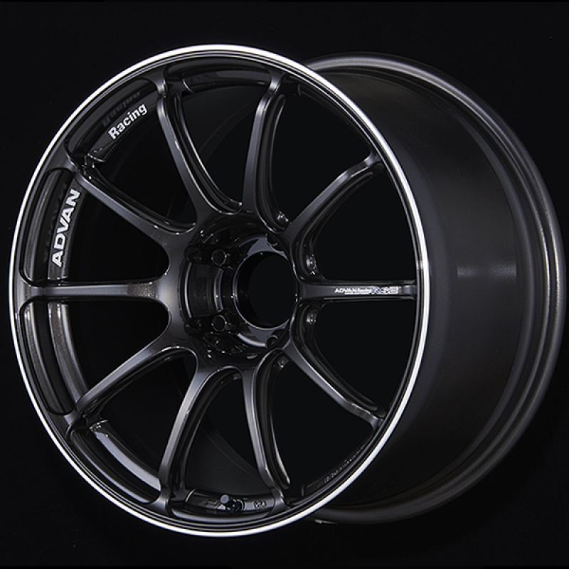 Advan RSIII 18x9.5 / +45 Offset / 5x100 / 63mm Bore / Black Gunmetallic and Ring