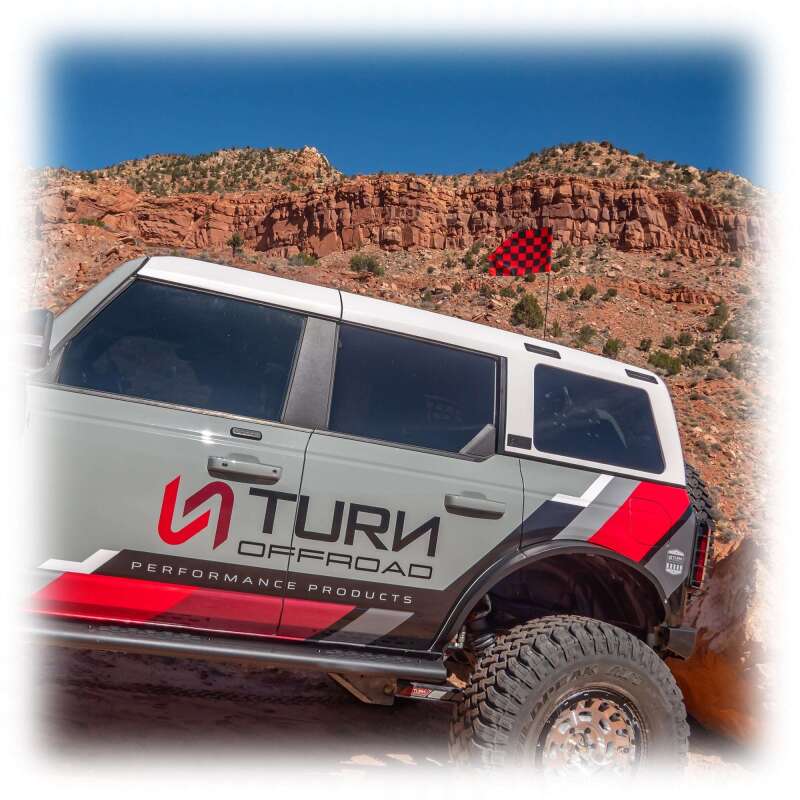 Turn Offroad 21-26 Ford Bronco Hard Top (4 Door) White/Black Foam Headliner