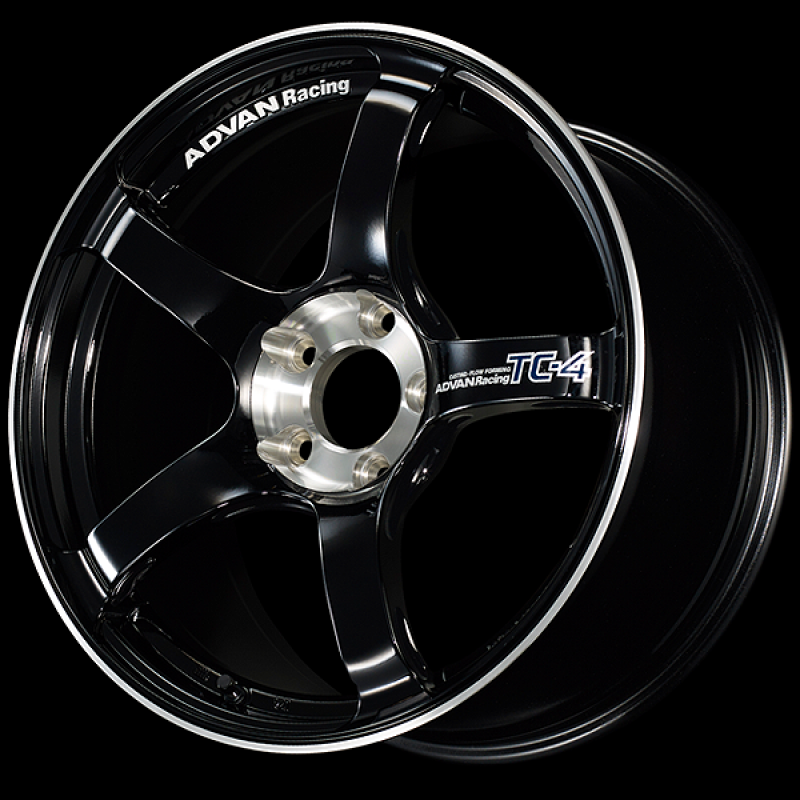 Advan TC-4 SE 18x8.5 / +45 Offset / 5x100 / 63mm Bore / Racing Gloss Black and Diamond Cut