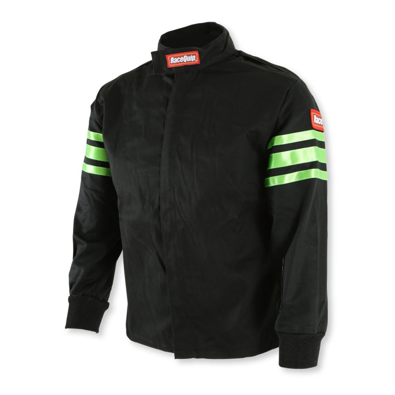 RaceQuip Green Trim SFI-1 JR. Jacket - KMedium