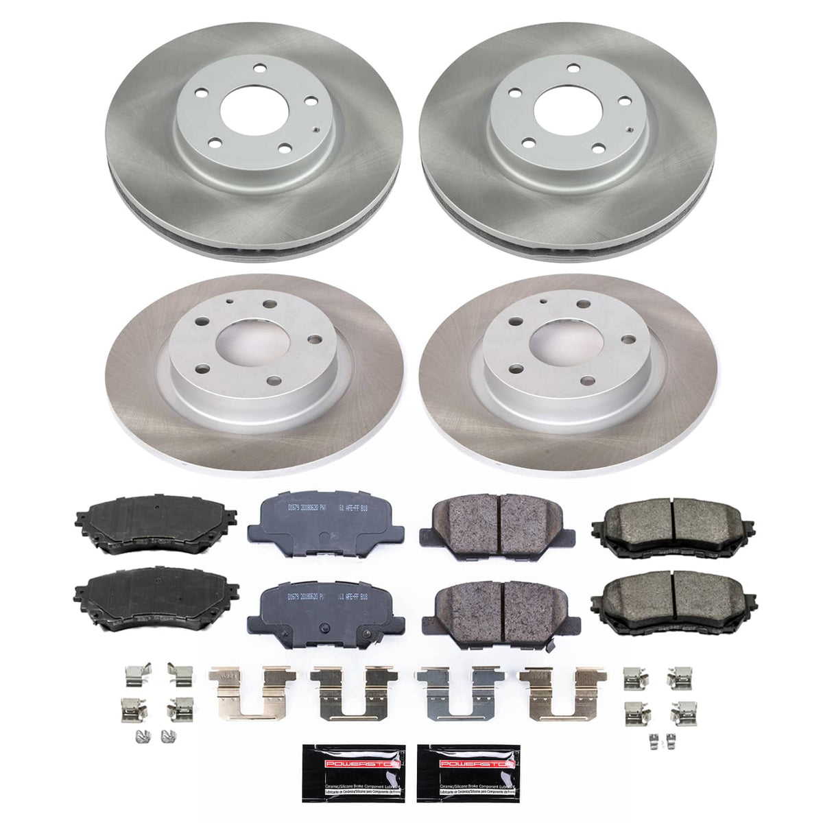 Power Stop 14-15 Mazda 6 Front and Rear Semi-Coated Rotor Kit