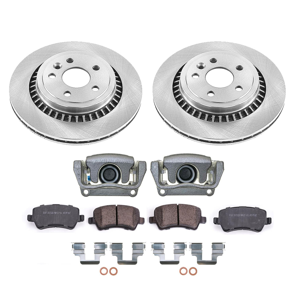 Power Stop 12-17 Volvo XC60 Rear Autospecialty Kit w/Calipers