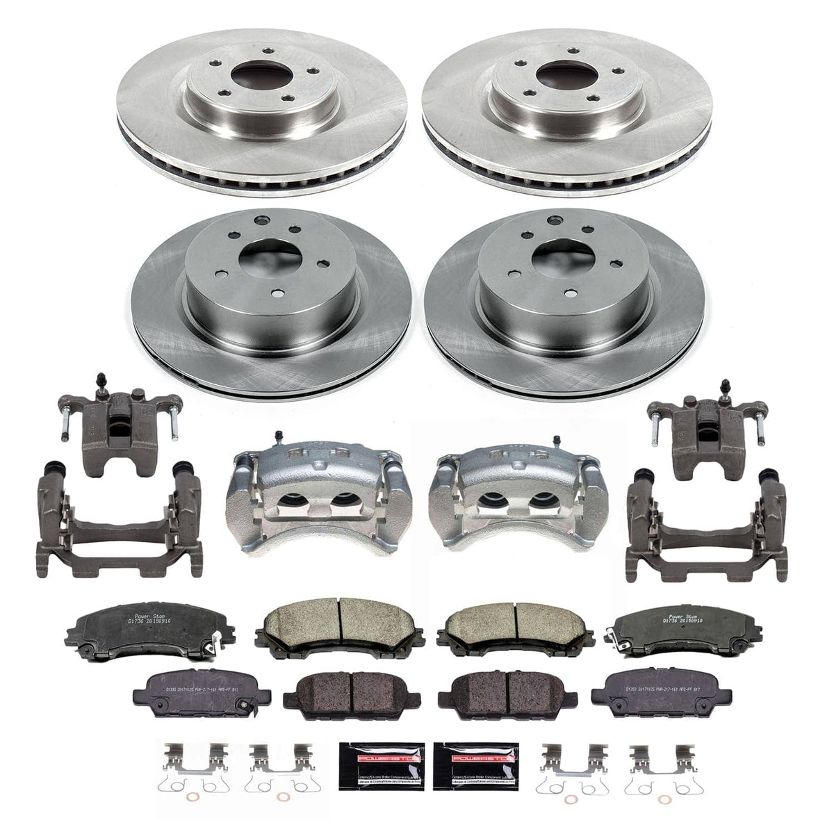Power Stop 2023 Nissan Z Front and Rear Autospecialty Kit w/Calipers