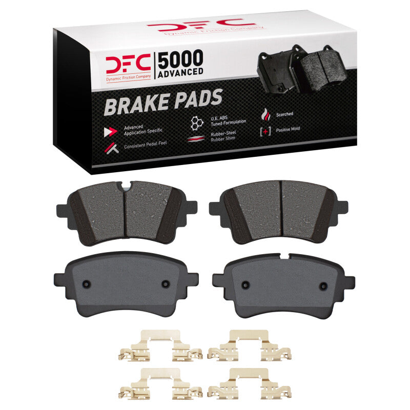 DFC 20-25 Audi A7 Sportback Rear 5000 Advanced Ceramic Brake Pads and Hardware Kit