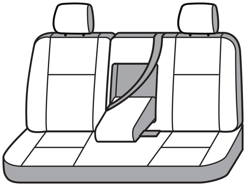 Covercraft 16-24 Chevrolet Malibu Endura PrecisionFitSecond Row Seat Covers - Silver/Charcoal