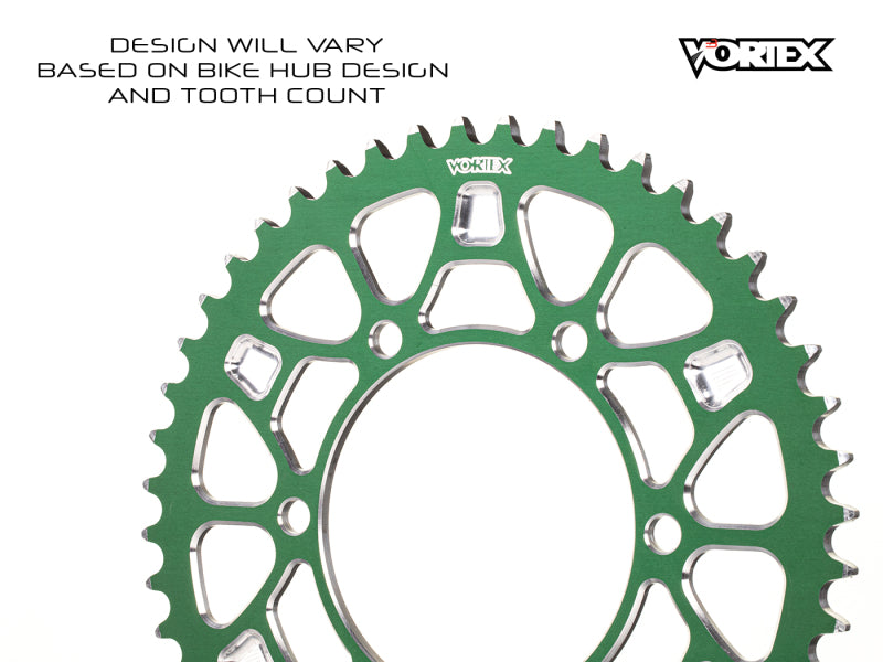 Vortex Racing V4 48 Tooth 530 Rear Sprocket - Green
