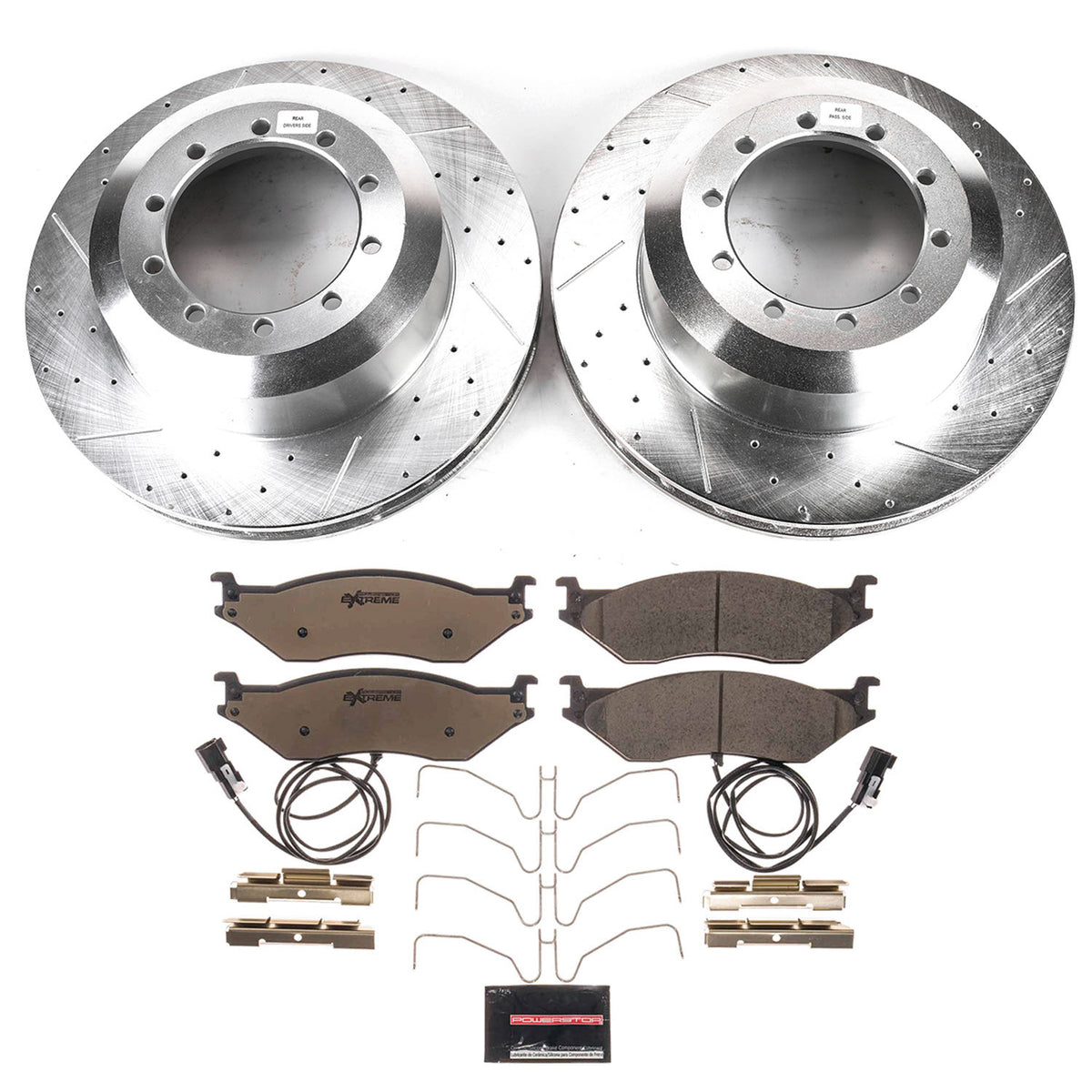 Power Stop 2008 Ford F-53 Motorhome Chassis Front Z36 Truck & Tow Brake Kit