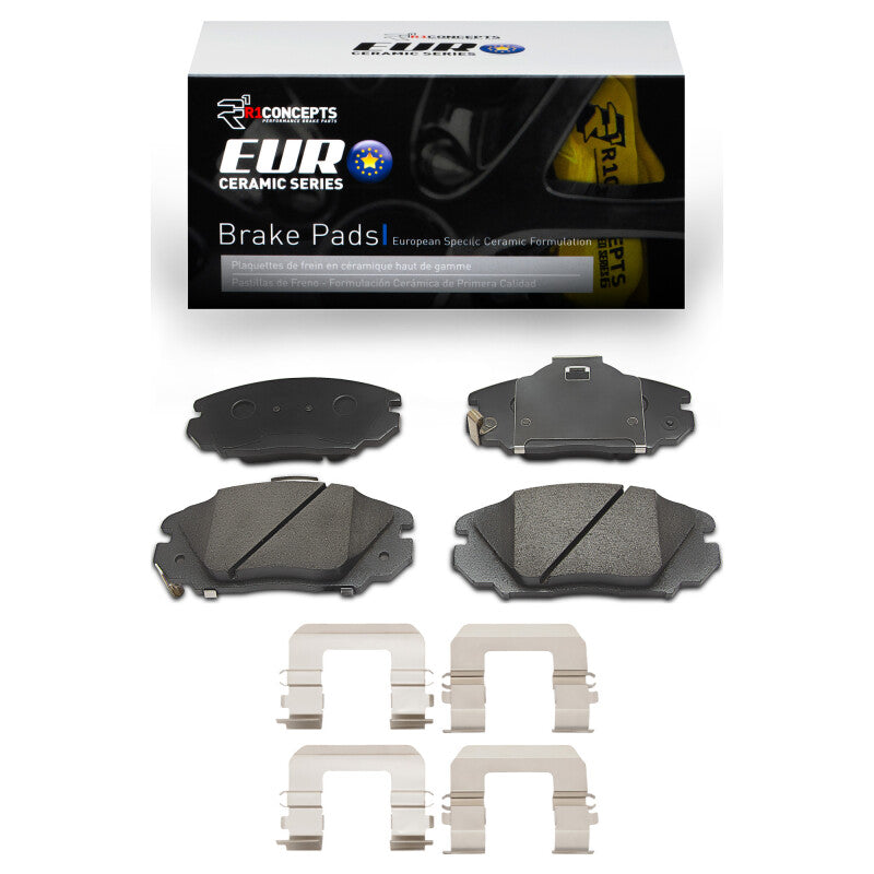 R1 05-11 Hyundai Sonata Front Euro Ceramic Pads & Hardware Kit