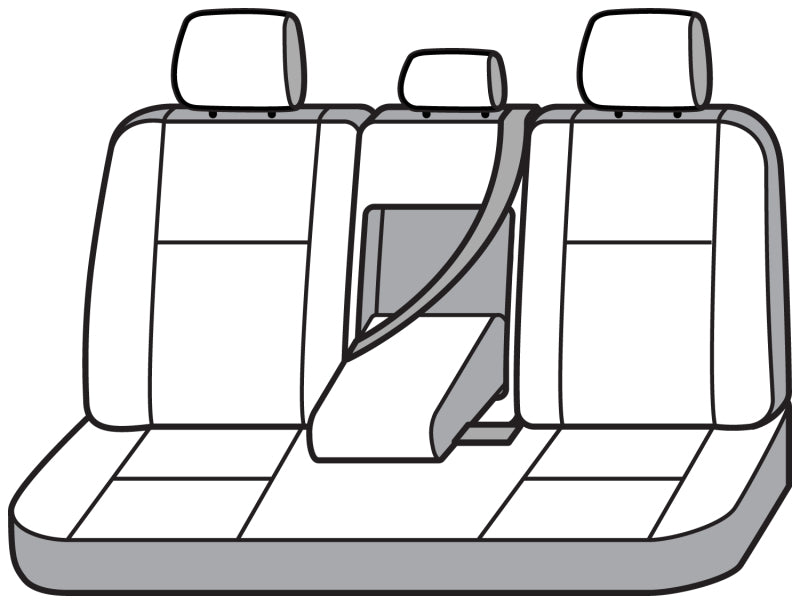 Covercraft 23-24 Chevy Colorado/GMC Endura PrecisionFitSecond Row Seat Covers - Charcoal/Silver