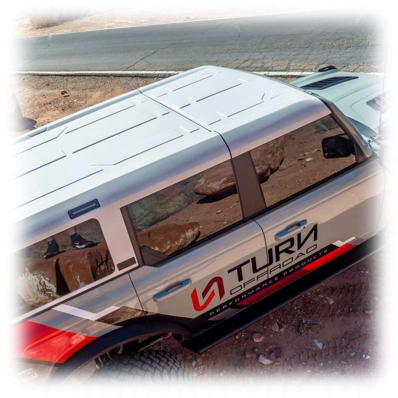 Turn Offroad 21-26 Ford Bronco Hard Top (4 Door) White/Black Foam Headliner