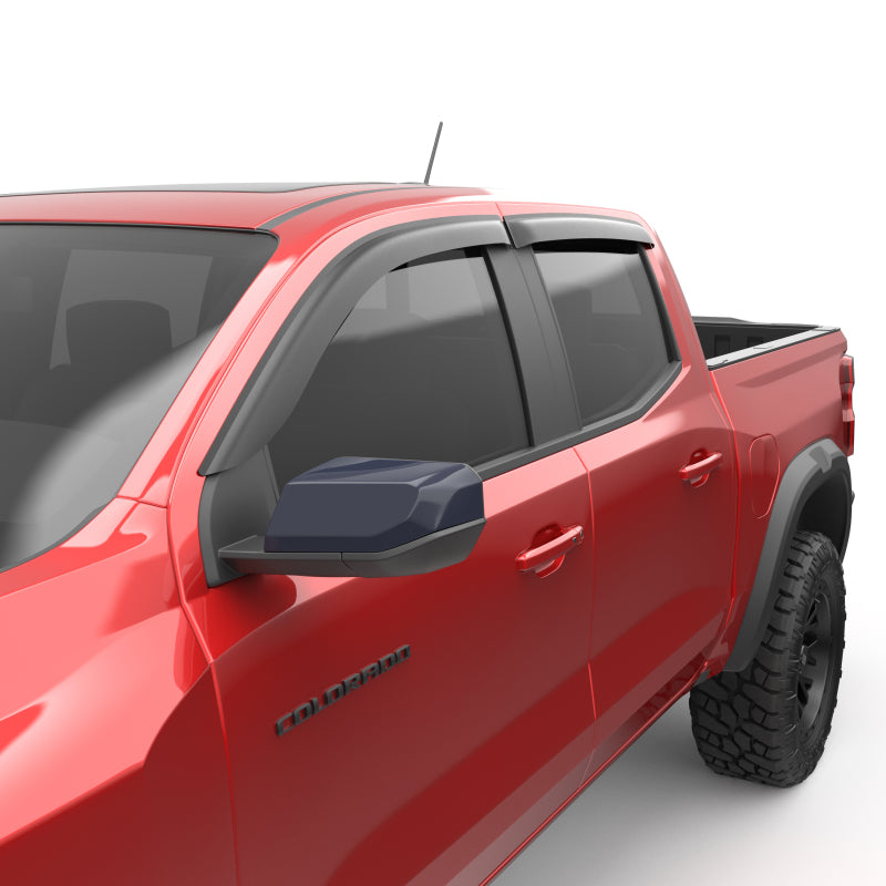 EGR 4pc Matte Finish Tape-on Window Visors for Colorado|Canyon