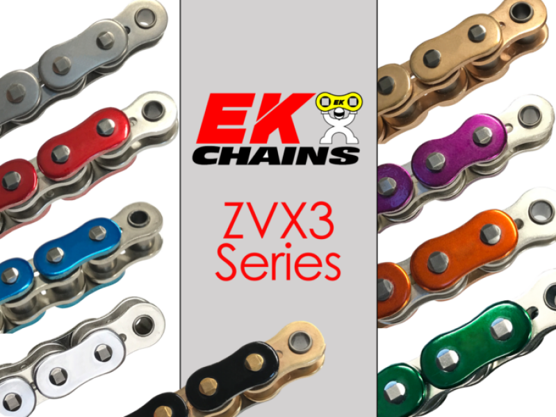 Vortex Racing EK 520 ZVX3 Rivet Master Link- Metallic Orange