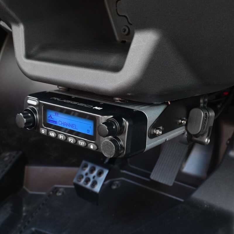 Rugged Radios Polaris RZR XP Comp Comm Kit w/ Rocker Switch BT 2-Way Radio STX Remote Head/ G1 GMRS