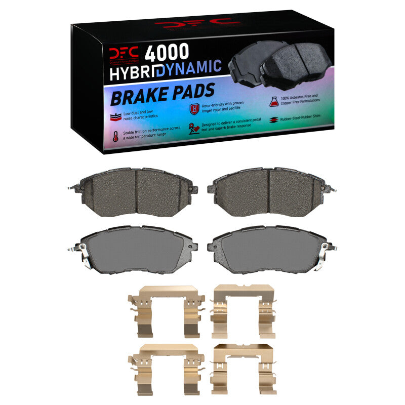 DFC 05-21 Subaru Outback Front 4000 HybriDynamic Brake Pads and Hardware Kit