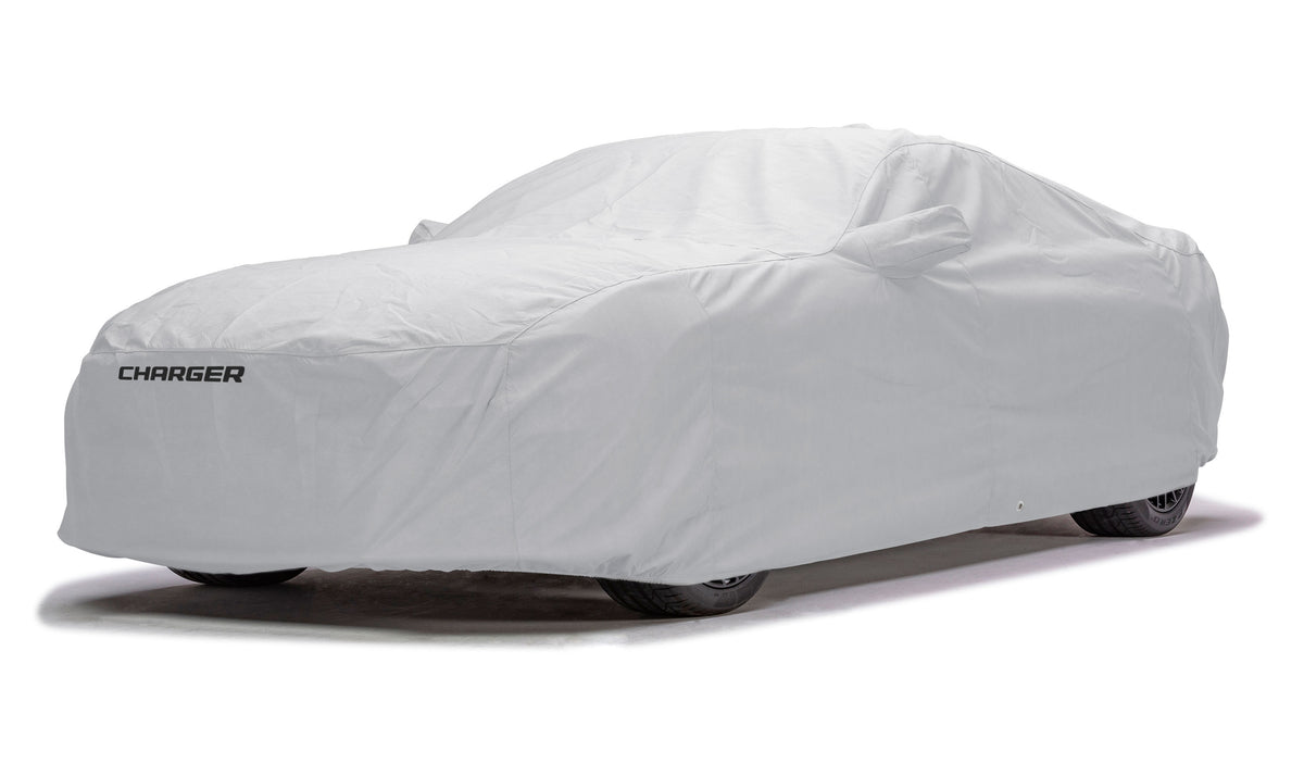Covercraft 06-23 Dodge Charger w/Rear Spoiler/Antenna Pkt 5-Layer Softback Climate Car Cover Logo