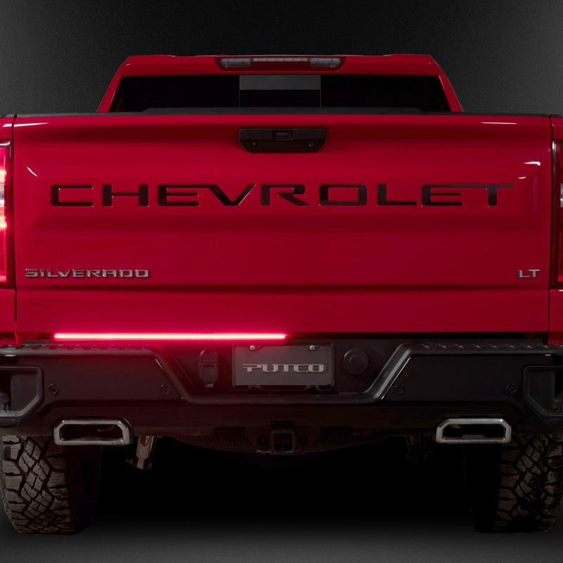 Putco 23-24 GMC Canyon 48In Direct Fit Red Blade Kit Tailgate Bars