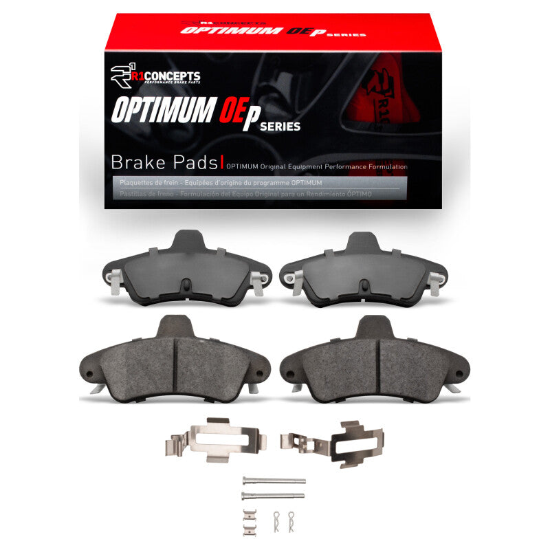 R1 95-04 Ford Contour Rear Optimum OE Pads & Hardware Kit