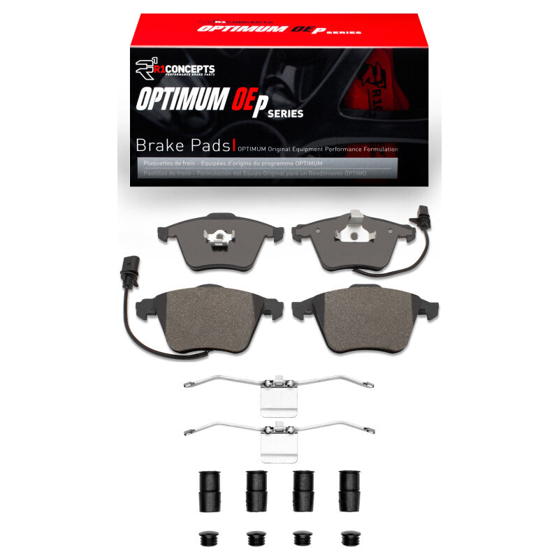 R1 00-09 Audi A4 (USA/Canada) Front Optimum OE Pads & Hardware Kit