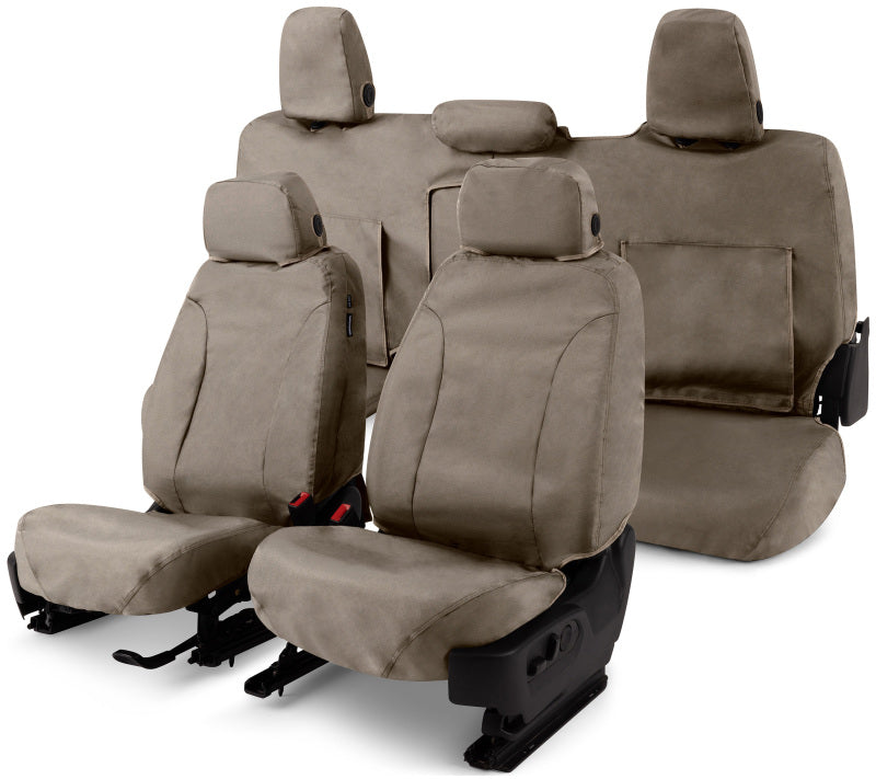 Covercraft 15-26 Ford Transit Endura Waterproof SeatSaver Second Row Seat Covers-Taupe