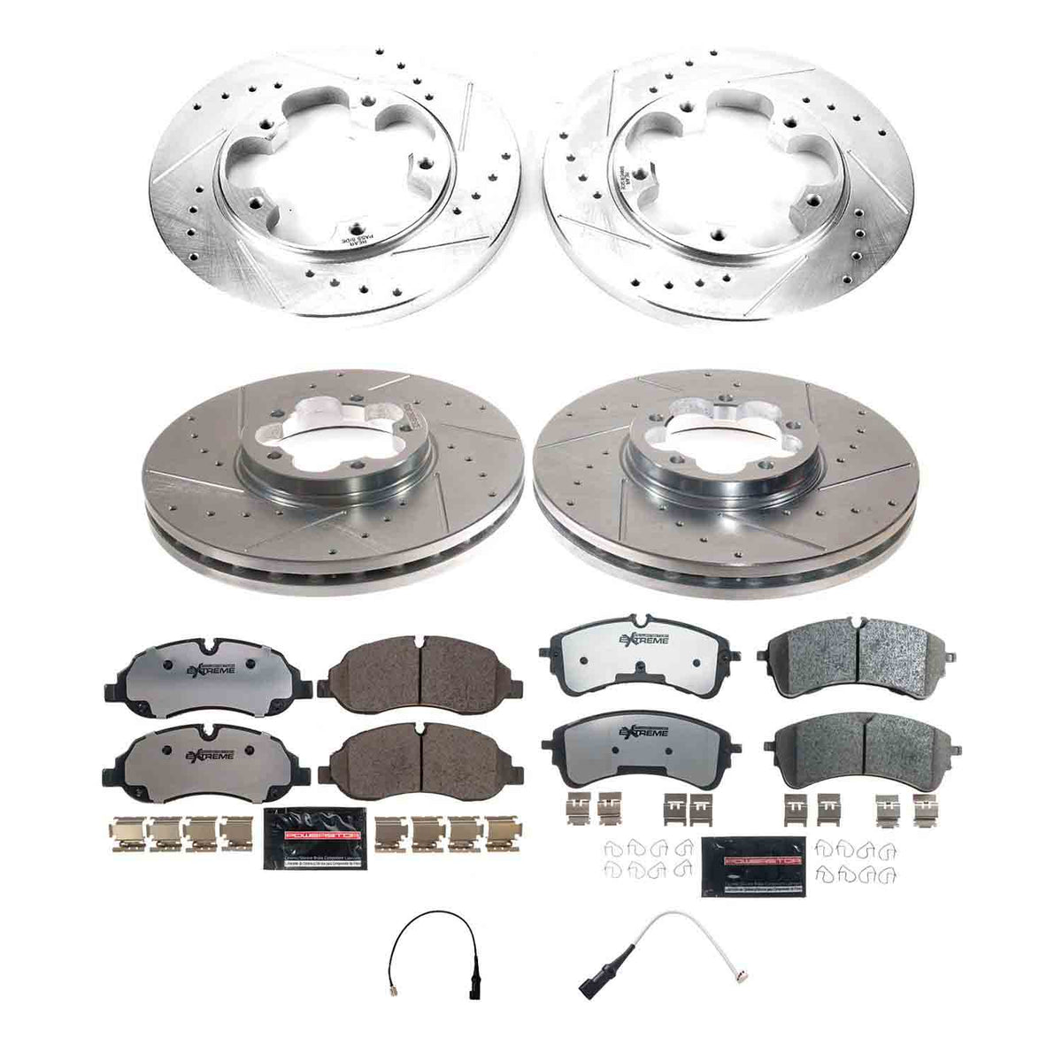 Power Stop 2021 Ford Transit-150 Front and Rear Z36 Truck & Tow Brake Kit