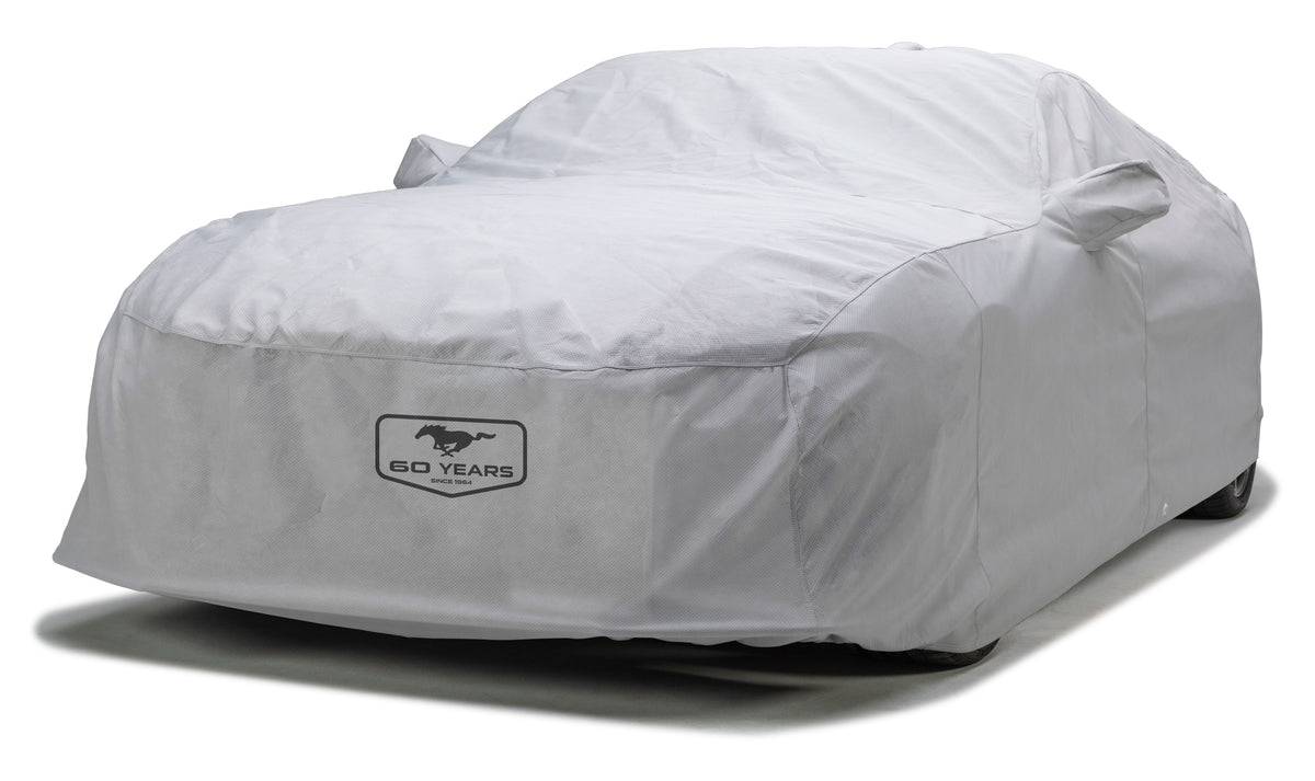 Covercraft 71-73 Mustang Custom 5-Layer Softback All Climate Car Cover with Mustang 60th Anni logo
