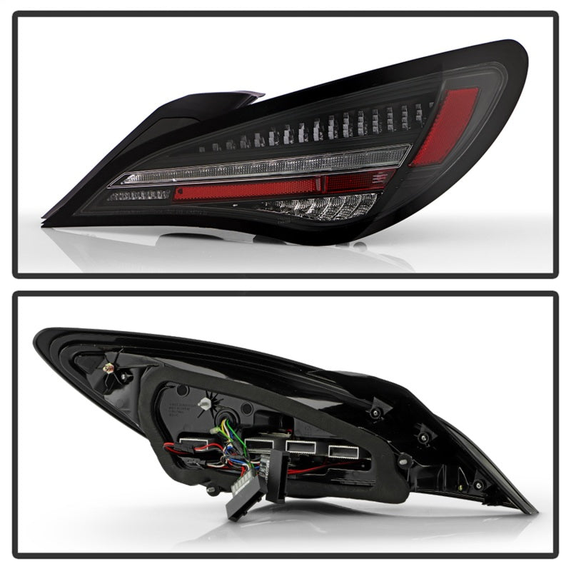 Spyder 14-19 Mercedes Benz CLA LED Tail Lights (ALT-YD-MBCLA14AP-GRSEQ-BK)