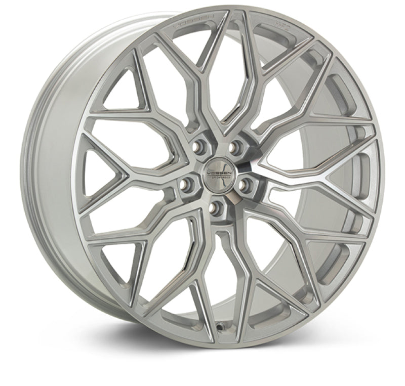 Vossen HF-2 22X10.5 / 5X120 / ET38 / Deep / 72.56 - Silver Polished Wheel