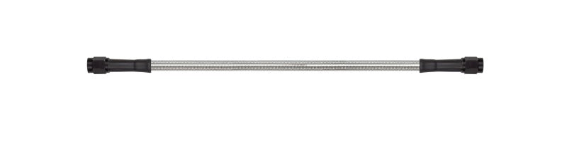 Goodridge 68in Universal Brake Line Assembly w/Black Zinc Fittings & Clear Hose