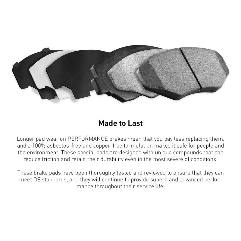 R1 08-11 Ford Focus Front Performance Sport Brake Pads