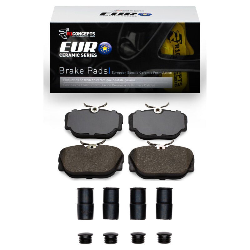 R1 1984-1991 BMW 325IS Front R1 Euro Ceramic Pads & Hardware Kit