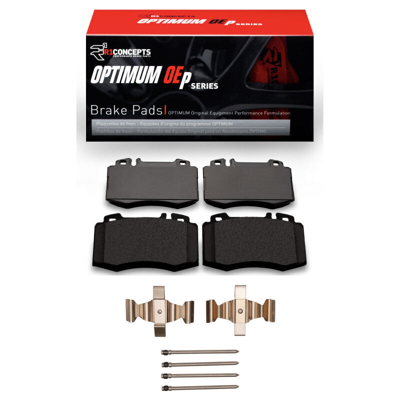 R1 07-12 Mercedes-Benz E350 Front Optimum OE Pads & Hardware Kit