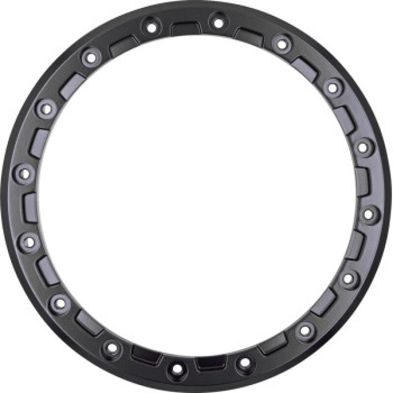 Raceline Beadlock Ring - Podium -14in - 16 Hole - 10mm - Black