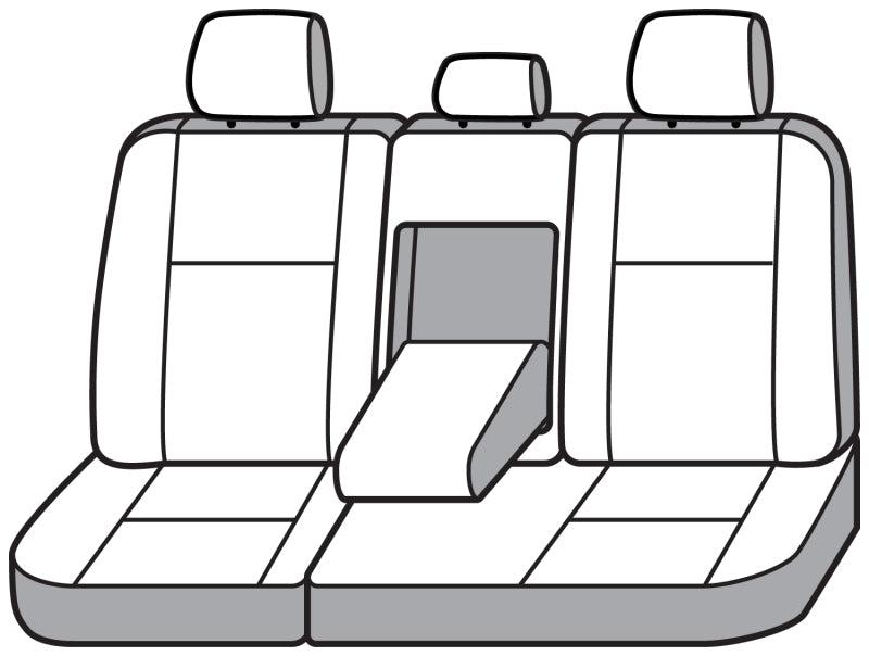 Covercraft 07-13 Toyota Tundra Endura Second Row Seat Covers - Silver/Charcoal