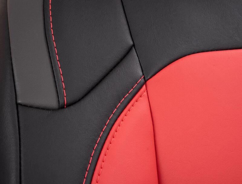 PRP Jeep Wrangler JL Front Seat Covers Jeep Gladiator JT- with Pocket Back (Pair) - Black/Purple