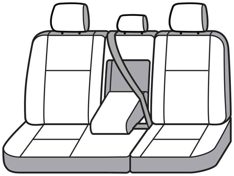 Covercraft 21-24 Jeep Wrangler Endura PrecisionFit Custom Second Row Seat Covers - Blue/Black