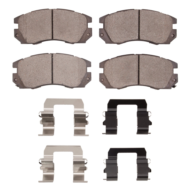 DFC 90-96 Subaru Legacy Front 5000 Advanced Ceramic Brake Pads and Hardware Kit