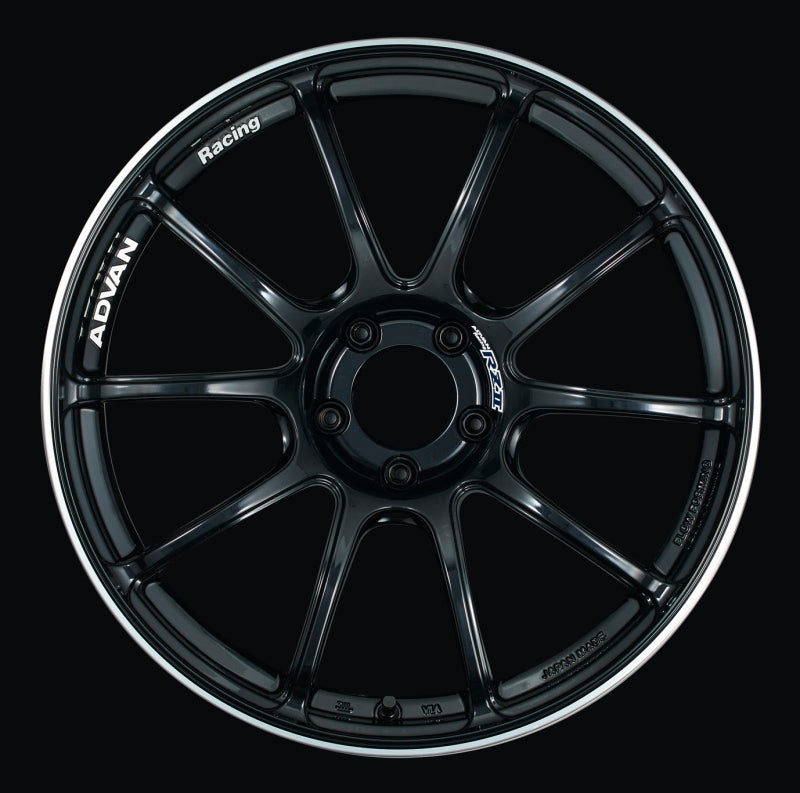 Advan RZII 19x9.5 +50 5x120 Racing Gloss Black Wheel