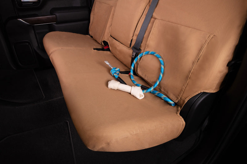 Covercraft 15-26 Ford Transit Polycotton SeatSaver Custom Third Row Seat Covers-Tan