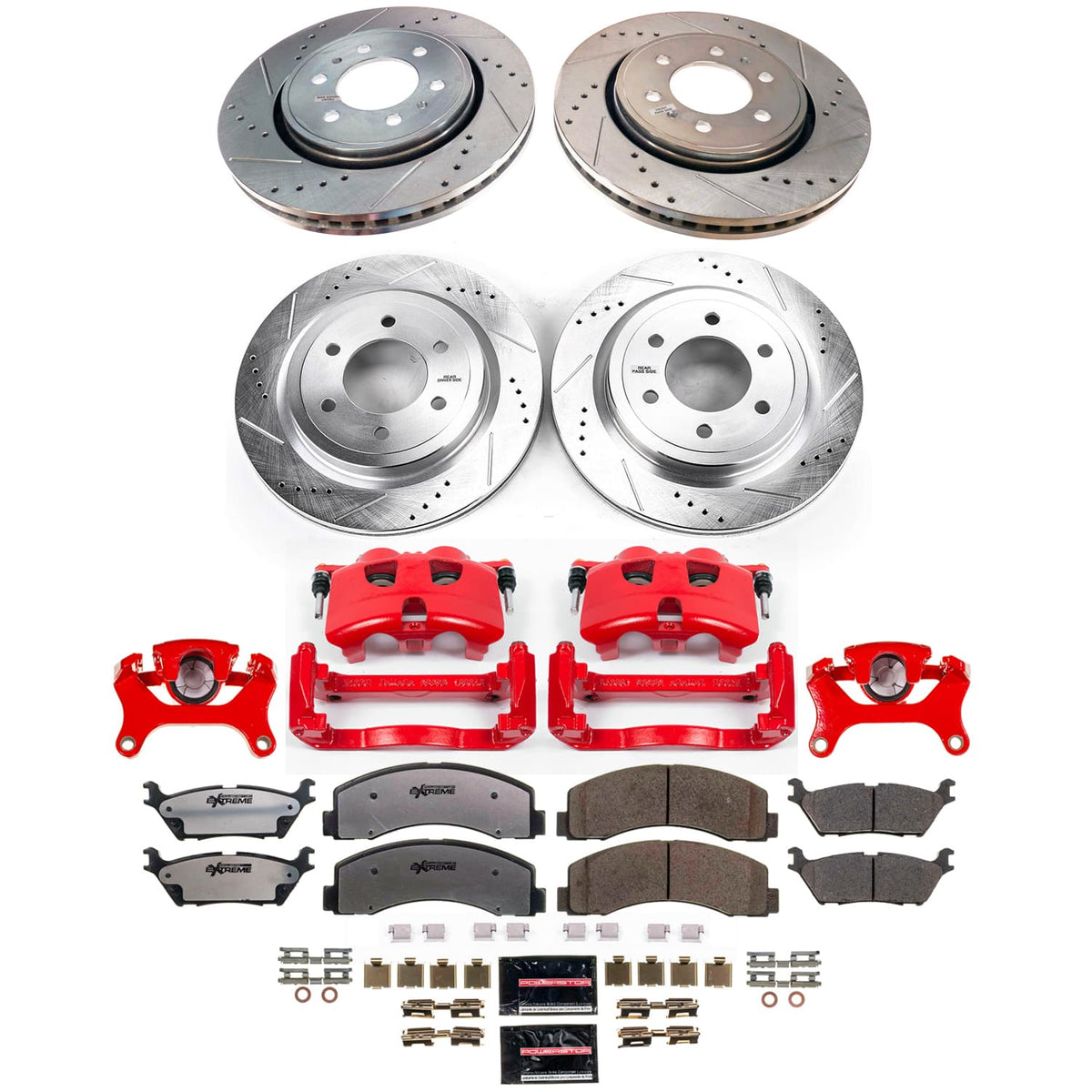 Power Stop 18-20 Ford F-150 Front and Rear Z36 Truck & Tow Kit w/Calipers
