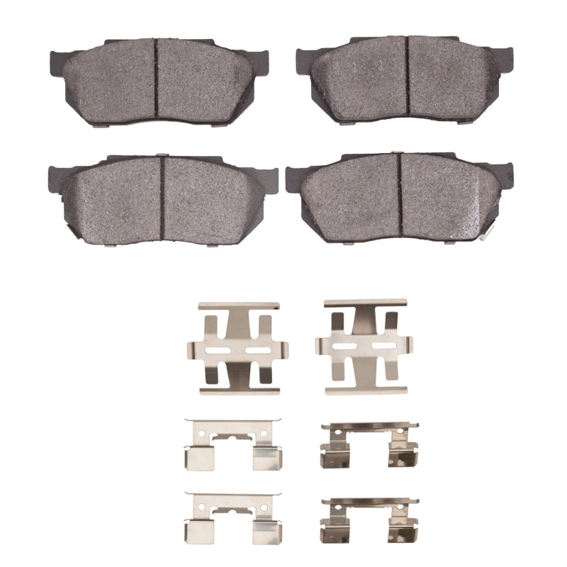DFC 83-87 Honda Prelude Front 5000 Advanced Semi Metallic Brake Pads and Hardware Kit