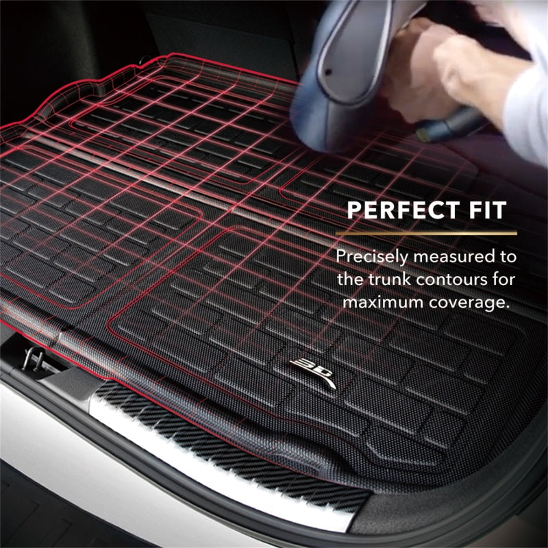 3D MAXpider 02-05 Ford Explorer Kagu Black Cargo Liner Stowable