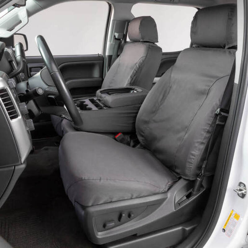 Covercraft 20-23 Ford Escape Polycotton SeatSaver Custom Front Row Seat Covers - Grey
