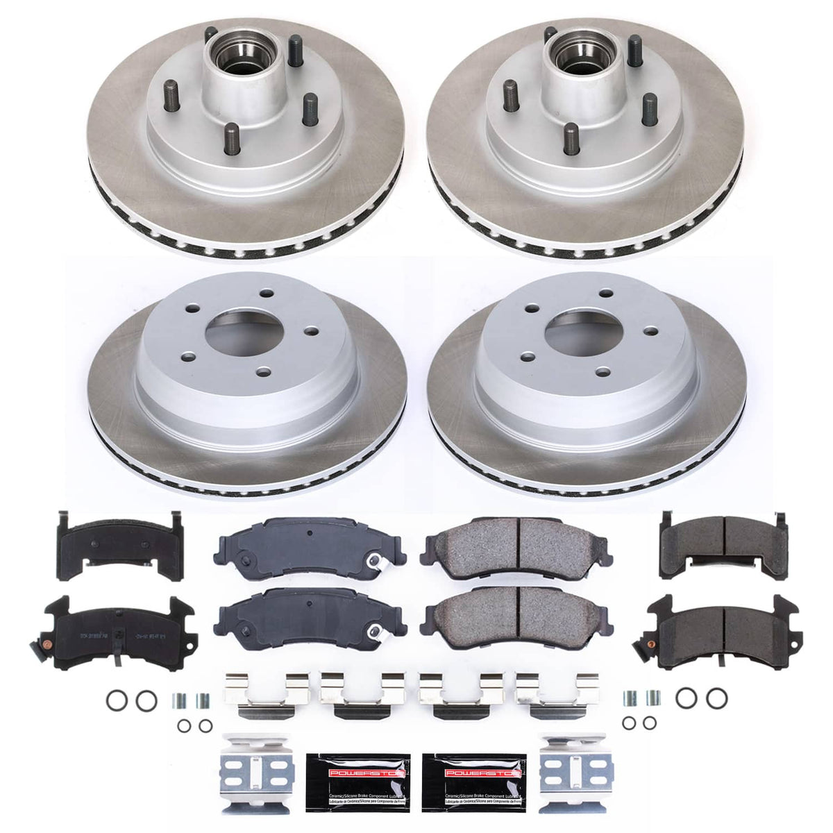 Power Stop 2003 Chevrolet S10 Front and Rear Semi-Coated Rotor Kit