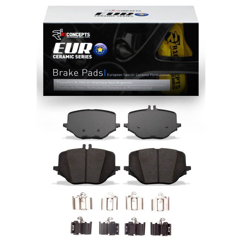 R1 21-25 Mercedes-Benz E450 Rear Euro Ceramic Pads & Hardware Kit