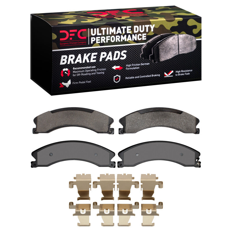 DFC 12-24 Nissan NV3500 Rear Ultimate Duty Performance Brake Pads and Hardware Kit