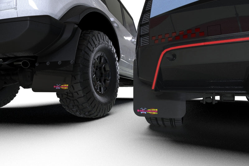 Rally Armor 21-25 Ford Bronco NO-ST Steel Rear Bumper BCE Logo