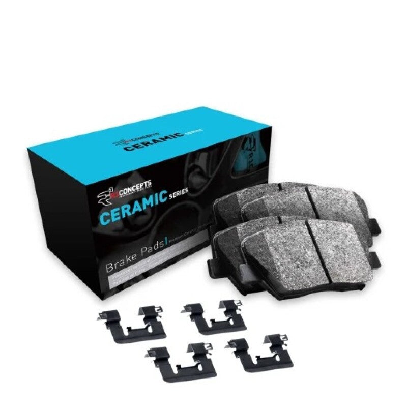 R1 12-17 Jeep Grand Cherokee Rear Ceramic Brake Pads and Hardware Kit